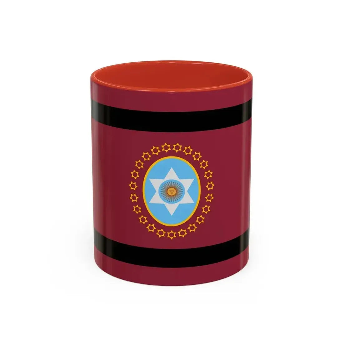 Flag of Salta Province Argentina - Accent Coffee Mug 11oz Red - Go Mug Yourself