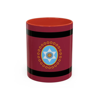 Flag of Salta Province Argentina - Accent Coffee Mug 11oz Red - Go Mug Yourself