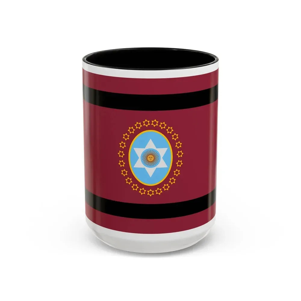 Flag of Salta Province Argentina - Accent Coffee Mug 15oz Black - Go Mug Yourself