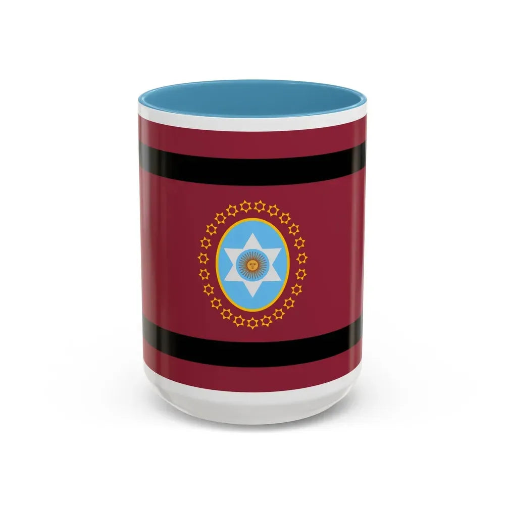 Flag of Salta Province Argentina - Accent Coffee Mug 15oz Light Blue - Go Mug Yourself