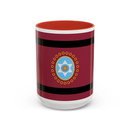 Flag of Salta Province Argentina - Accent Coffee Mug 15oz Red - Go Mug Yourself
