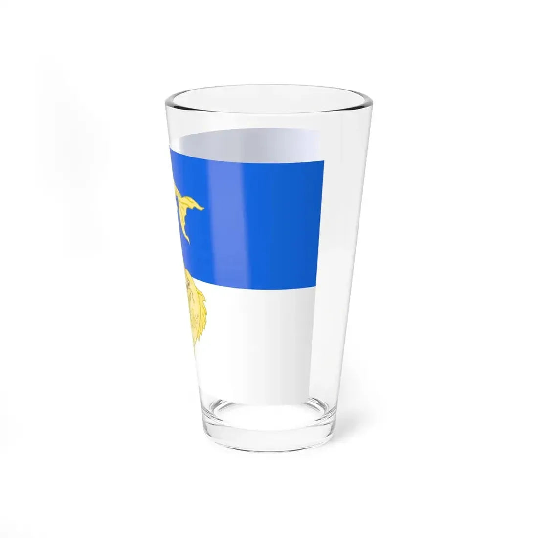 Flag of Saluzzo (Italy) Pint Glass 16oz - Go Mug Yourself