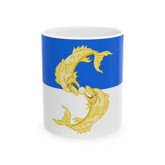 Flag of Saluzzo (Italy) White Coffee Mug 11oz - Go Mug Yourself