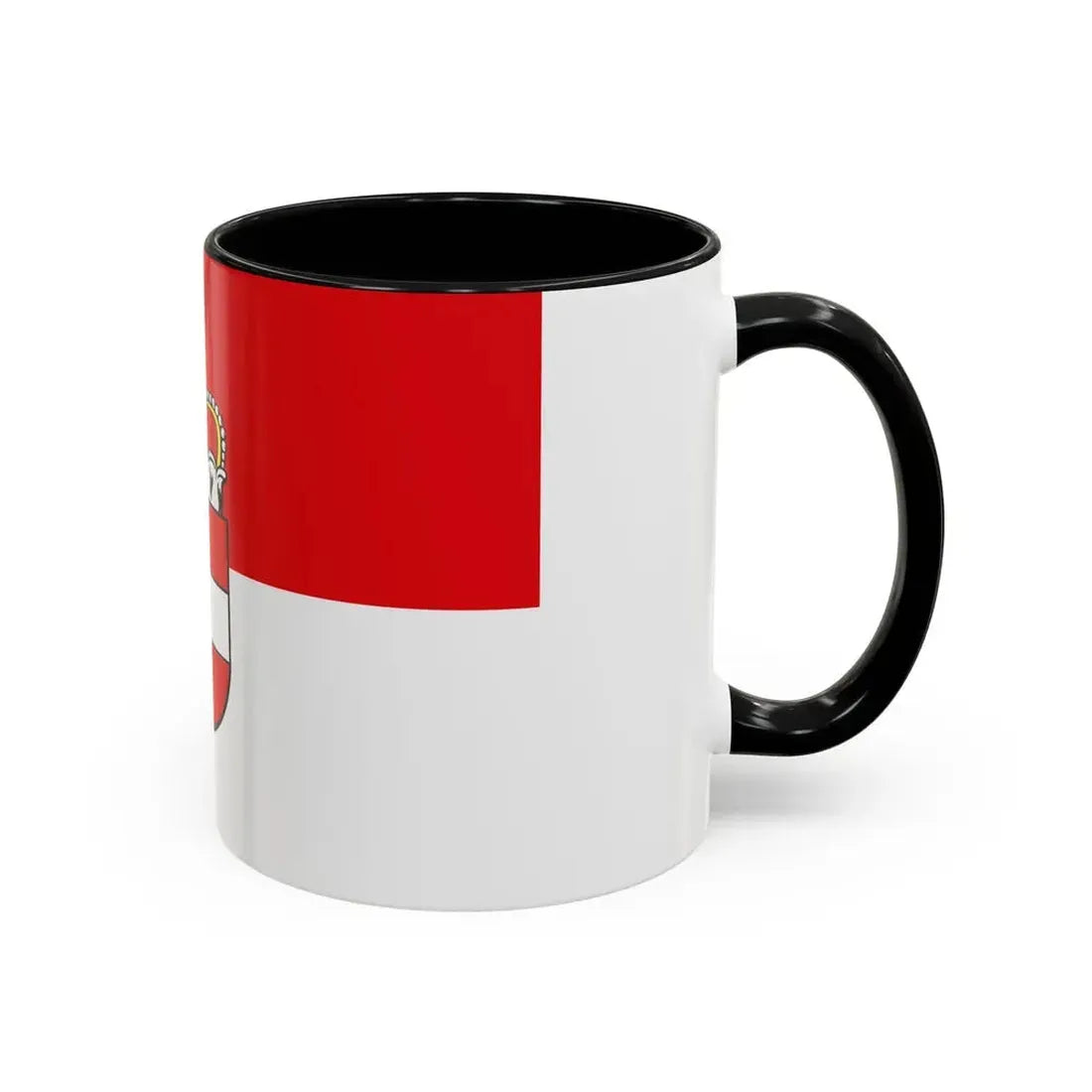 Flag of Salzburg Austria - Accent Coffee Mug - Go Mug Yourself
