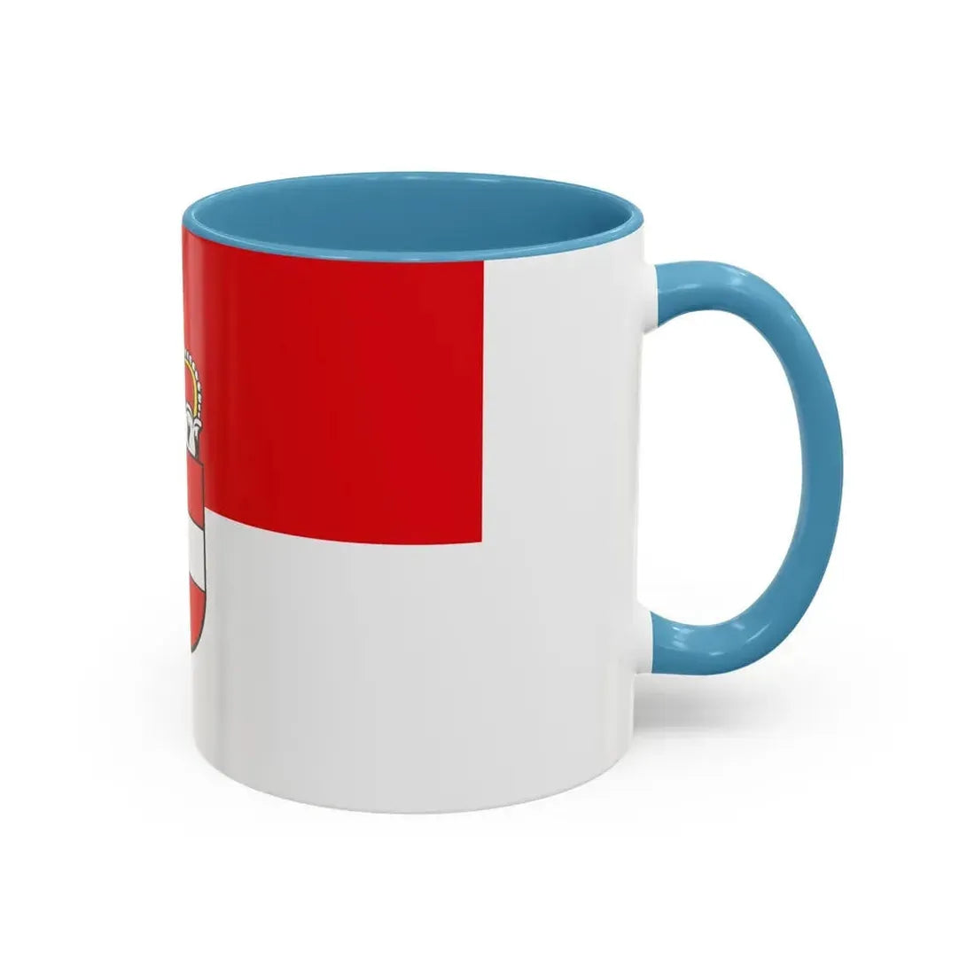 Flag of Salzburg Austria - Accent Coffee Mug - Go Mug Yourself