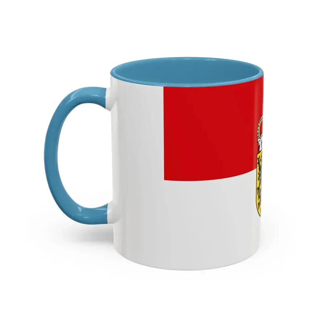 Flag of Salzburg Austria - Accent Coffee Mug - Go Mug Yourself