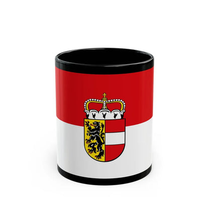 Flag of Salzburg Austria - Black Coffee Mug-11oz-Go Mug Yourself