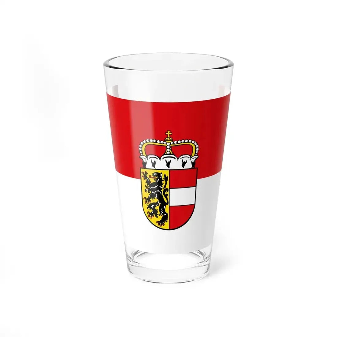 Flag of Salzburg Austria - Pint Glass 16oz 16oz - Go Mug Yourself