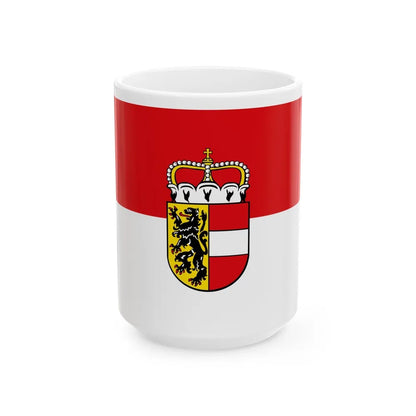 Flag of Salzburg Austria - White Coffee Mug-15oz-Go Mug Yourself