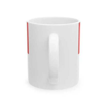 Flag of Salzburg state (Austria) White Coffee Mug - Go Mug Yourself