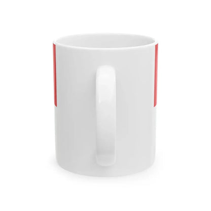 Flag of Salzburg state (Austria) White Coffee Mug - Go Mug Yourself