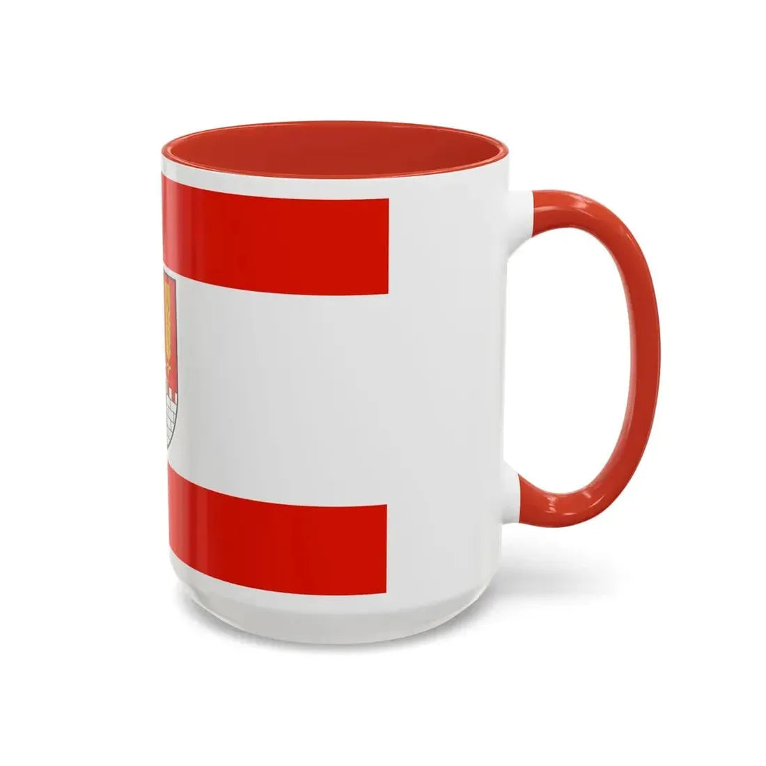 Flag of Salzgitter Germany - Accent Coffee Mug - Go Mug Yourself