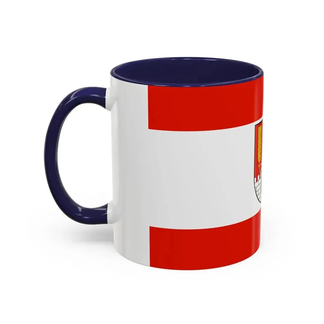 Flag of Salzgitter Germany - Accent Coffee Mug - Go Mug Yourself