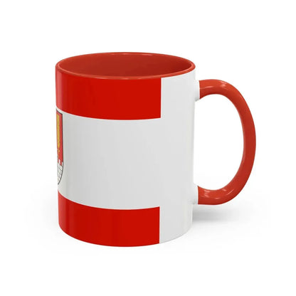 Flag of Salzgitter Germany - Accent Coffee Mug - Go Mug Yourself