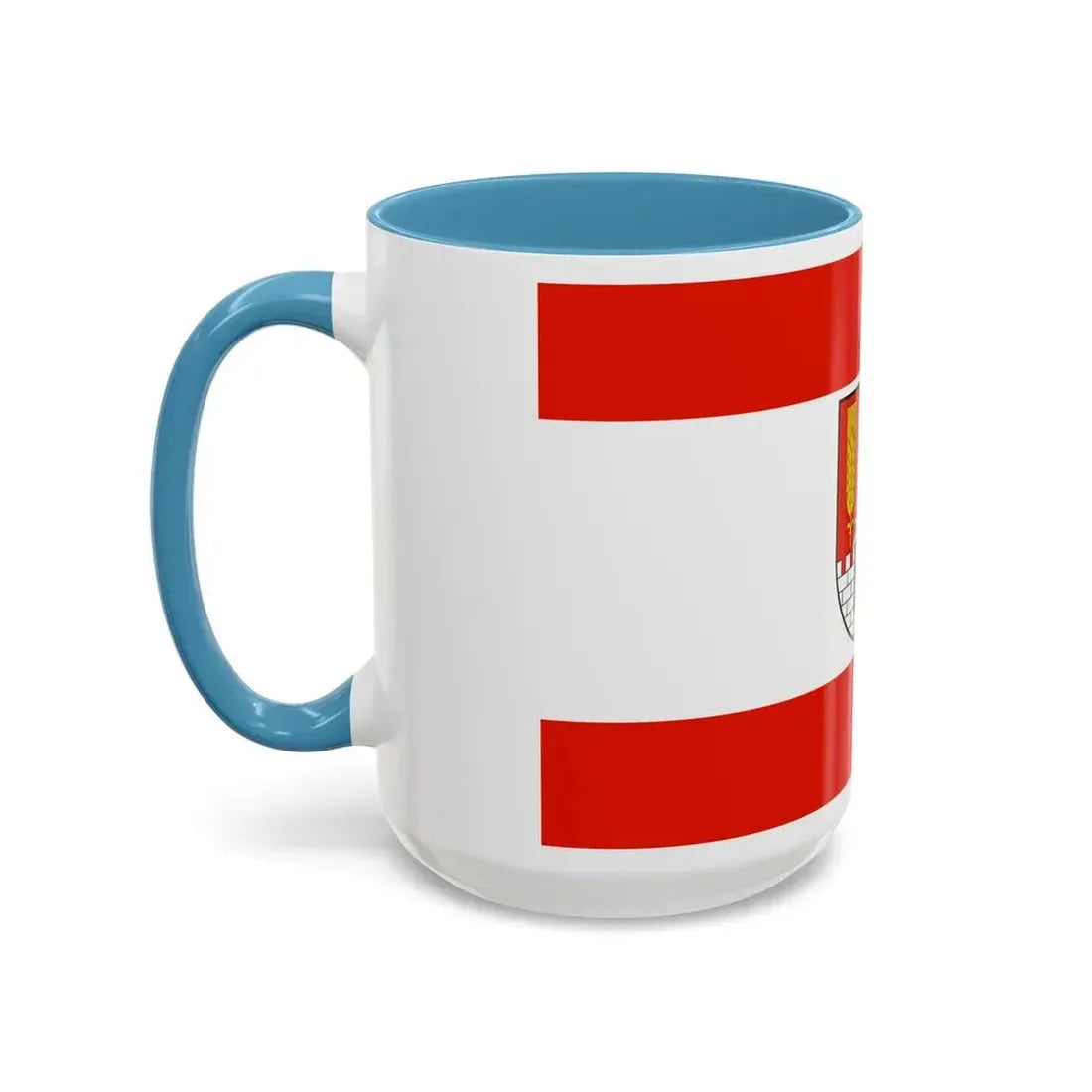 Flag of Salzgitter Germany - Accent Coffee Mug - Go Mug Yourself