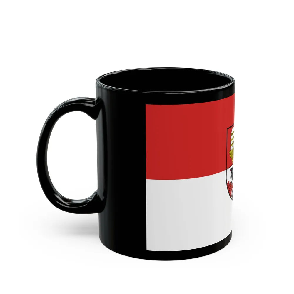 Flag of Salzlandkreis Germany - Black Coffee Mug-Go Mug Yourself