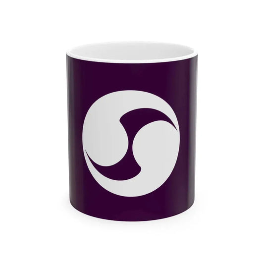 Flag of Samani Hokkaido (Japan) White Coffee Mug 11oz - Go Mug Yourself