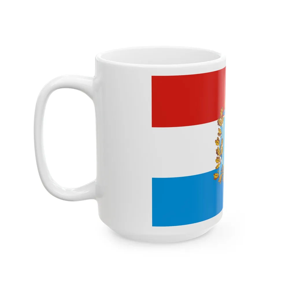 Flag of Samara Oblast Russia - White Coffee Mug-Go Mug Yourself