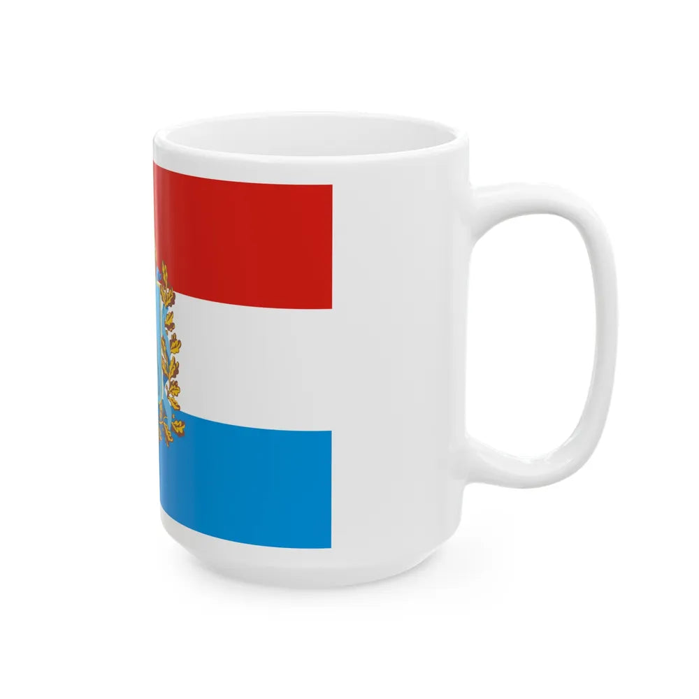 Flag of Samara Oblast Russia - White Coffee Mug-Go Mug Yourself