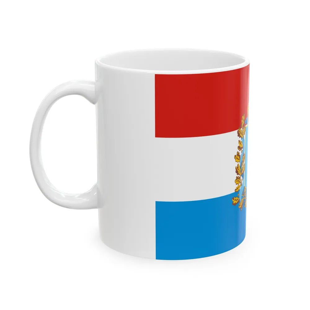 Flag of Samara Oblast Russia - White Coffee Mug-Go Mug Yourself