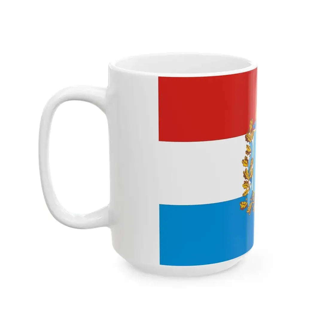 Flag of Samara Oblast (Russia) White Coffee Mug - Go Mug Yourself
