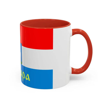 Flag of Samara Russia - Accent Coffee Mug - Go Mug Yourself