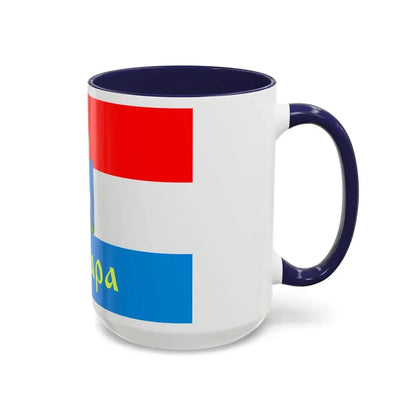 Flag of Samara Russia - Accent Coffee Mug - Go Mug Yourself
