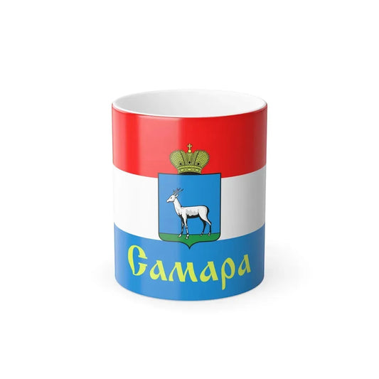 Flag of Samara Russia - Color Changing Coffee Mug 11oz - Go Mug Yourself