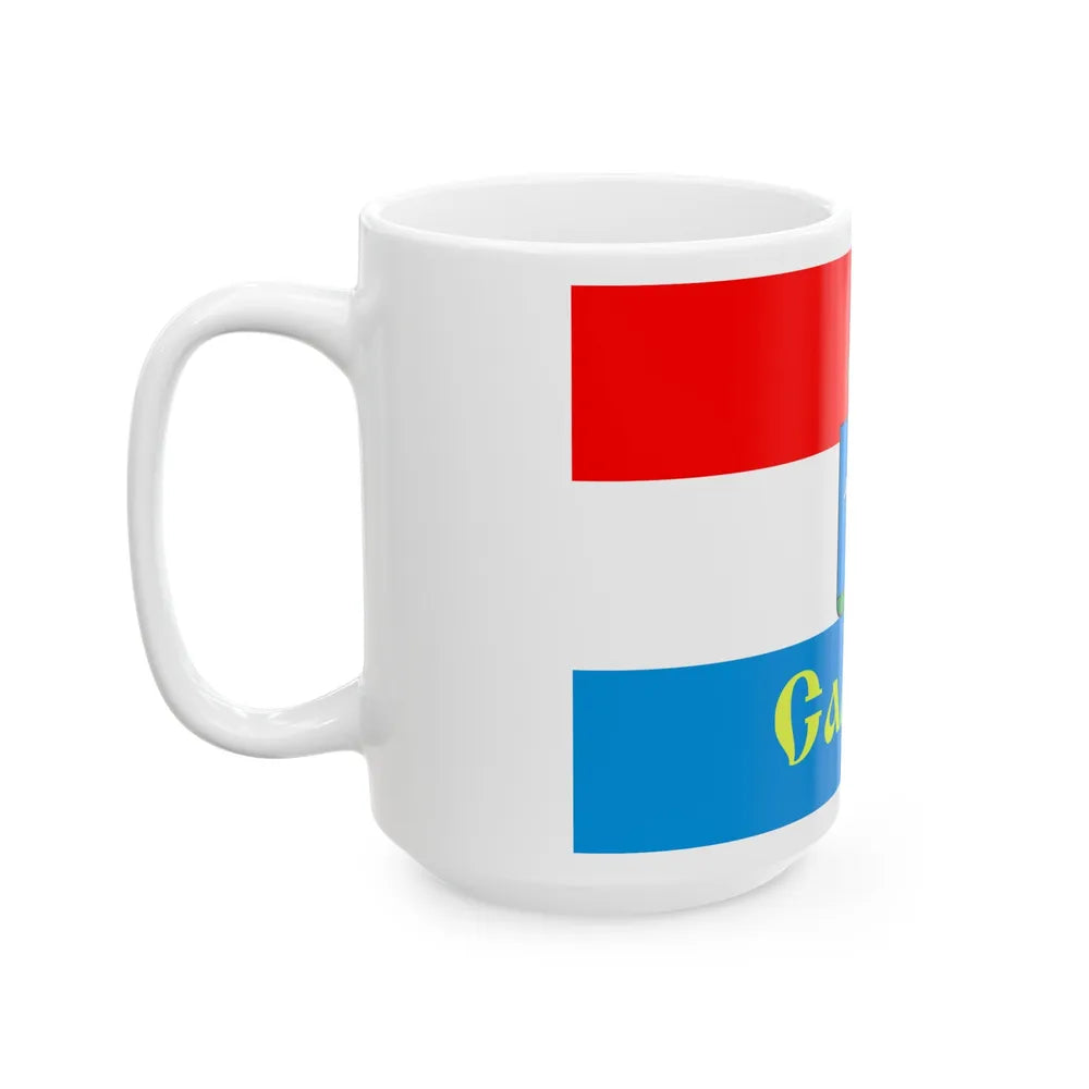 Flag of Samara Russia - White Coffee Mug-Go Mug Yourself