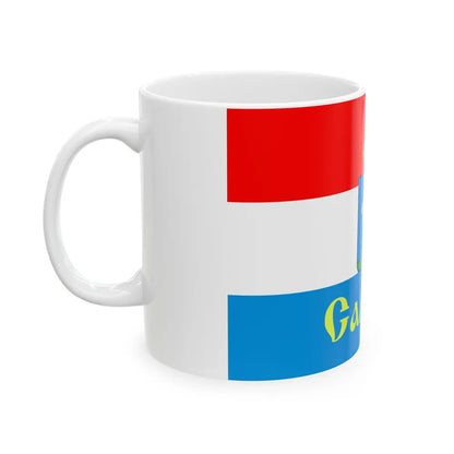 Flag of Samara Russia - White Coffee Mug-Go Mug Yourself