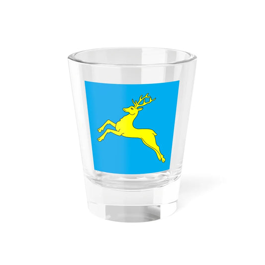 Flag of Sambir (Ukraine) Shot Glass 1.5oz 1.5oz - Go Mug Yourself