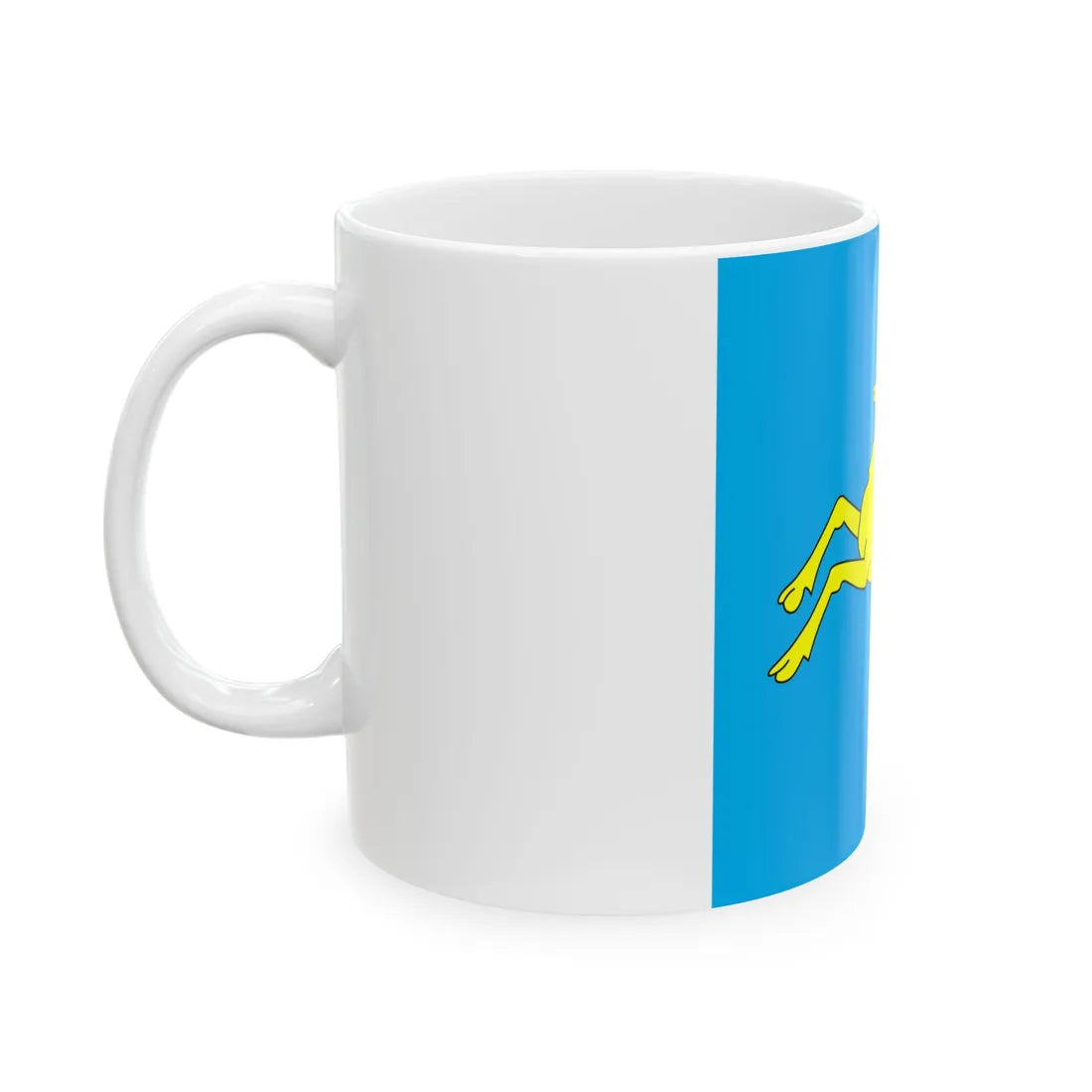 Flag of Sambir (Ukraine) White Coffee Mug - Go Mug Yourself