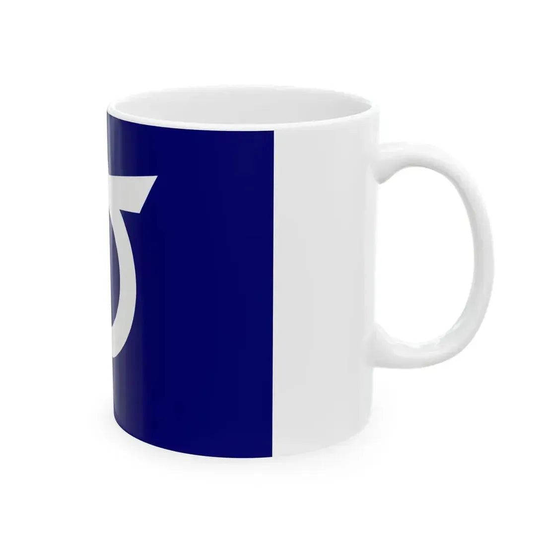 Flag of Samegawa Fukushima (Japan) White Coffee Mug - Go Mug Yourself