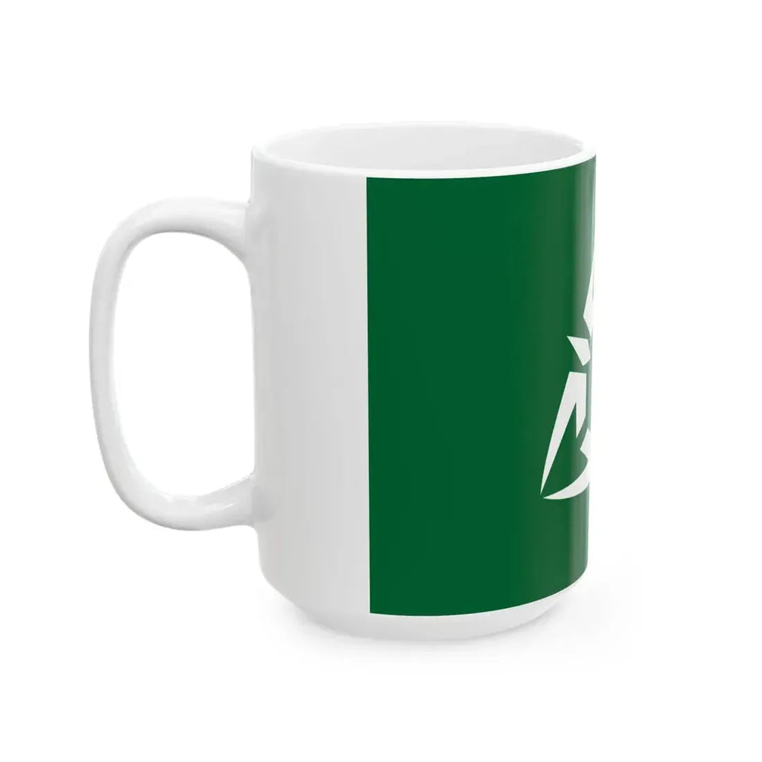 Flag of Samizu Nagano 1988-2005 (Japan) White Coffee Mug - Go Mug Yourself