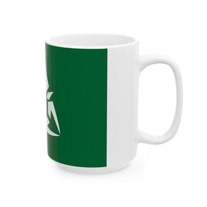 Flag of Samizu Nagano 1988-2005 (Japan) White Coffee Mug - Go Mug Yourself