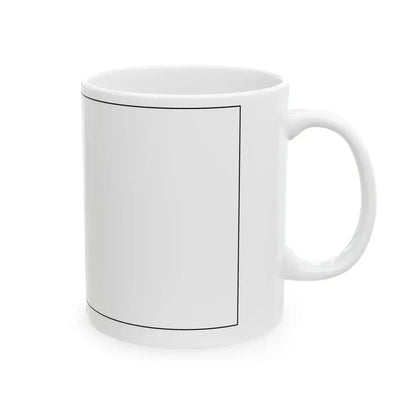 Flag of Samoa colouring page (Samoa) White Coffee Mug - Go Mug Yourself