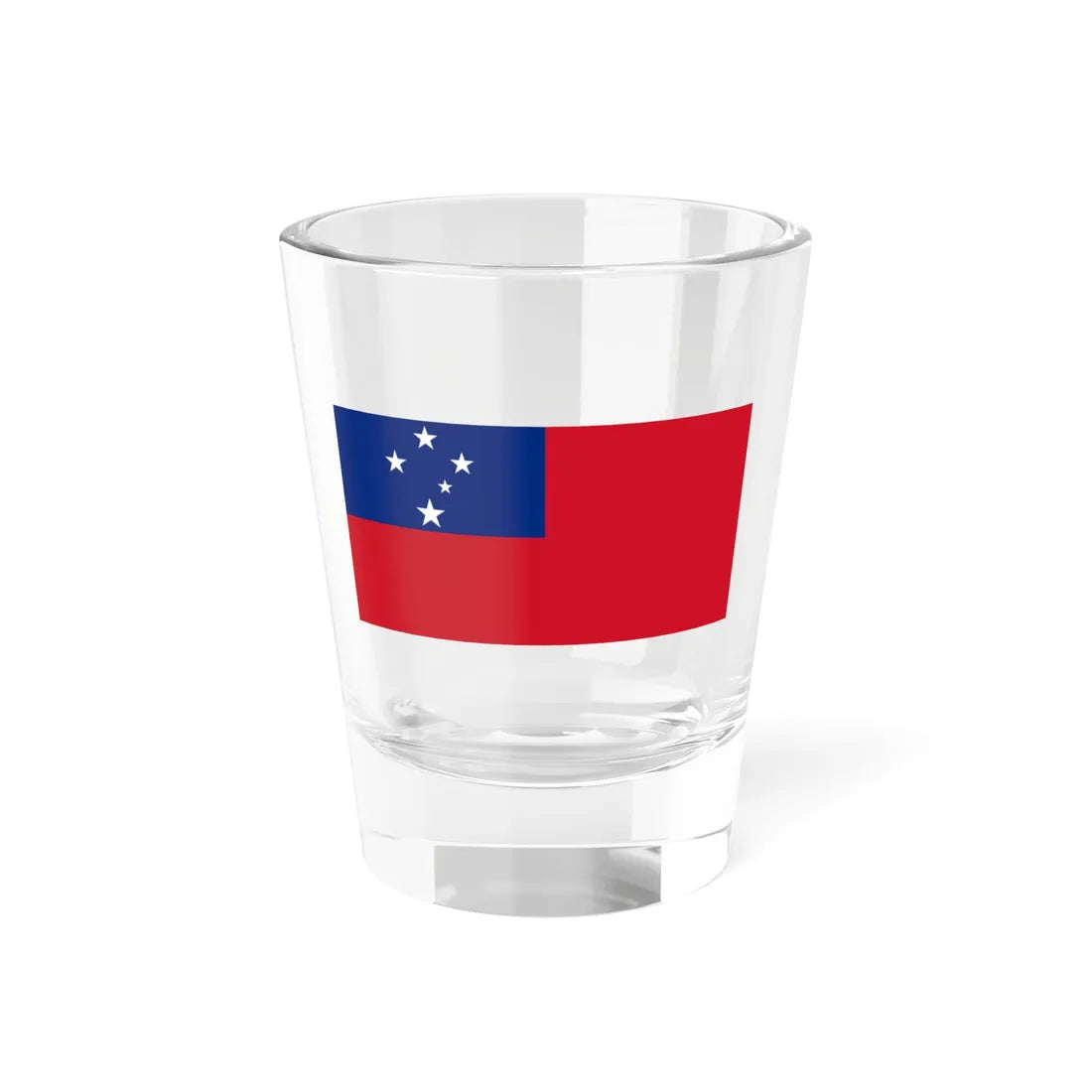 Flag of Samoa (Samoa) Shot Glass 1.5oz 1.5oz - Go Mug Yourself