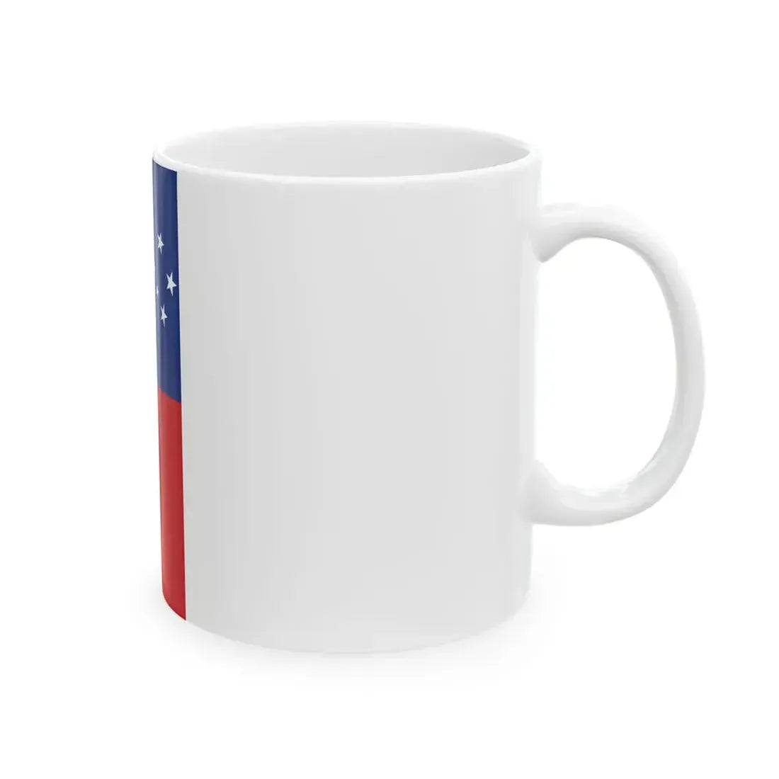 Flag of Samoa vertical (Samoa) White Coffee Mug - Go Mug Yourself