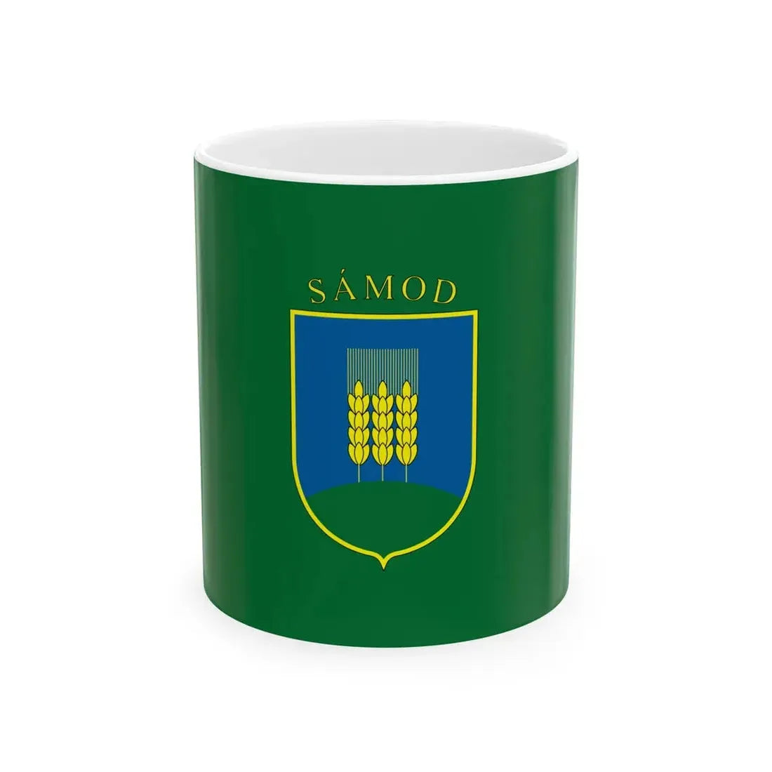 Flag of Samod (Hungary) White Coffee Mug 11oz - Go Mug Yourself