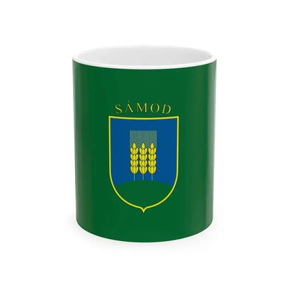 Flag of Samod (Hungary) White Coffee Mug 11oz - Go Mug Yourself