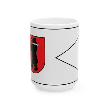 Flag of Samogitia (Lithuania) White Coffee Mug 15oz - Go Mug Yourself