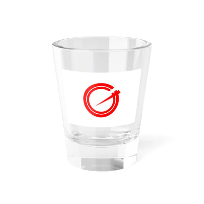 Flag of Samukawa Kanagawa (Japan) Shot Glass 1.5oz 1.5oz - Go Mug Yourself