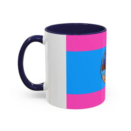 Flag of Samut Sakhon Province Thailand - Accent Coffee Mug - Go Mug Yourself