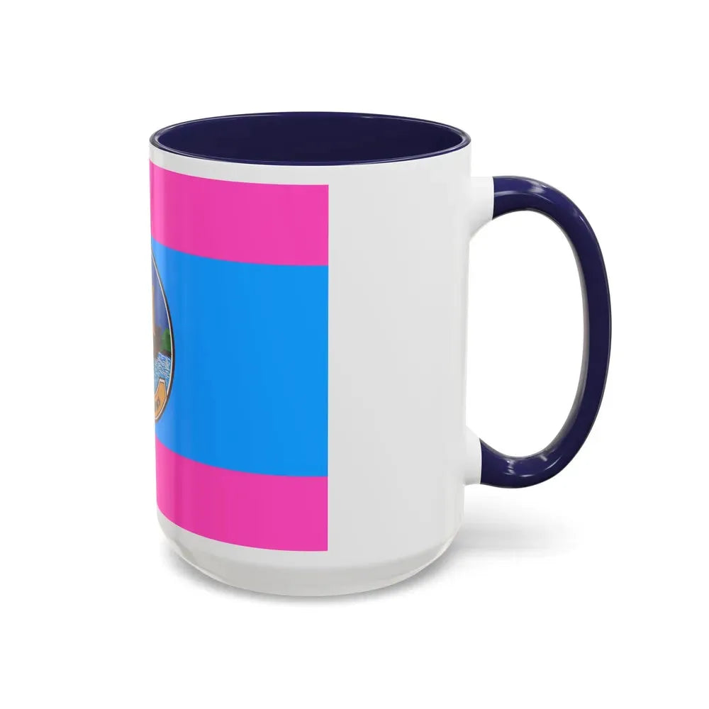 Flag of Samut Sakhon Province Thailand - Accent Coffee Mug - Go Mug Yourself