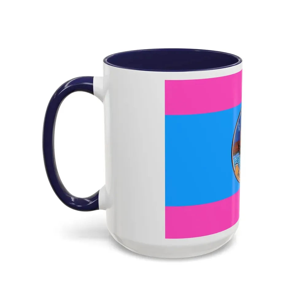 Flag of Samut Sakhon Province Thailand - Accent Coffee Mug - Go Mug Yourself