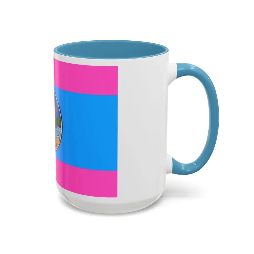 Flag of Samut Sakhon Province Thailand - Accent Coffee Mug - Go Mug Yourself