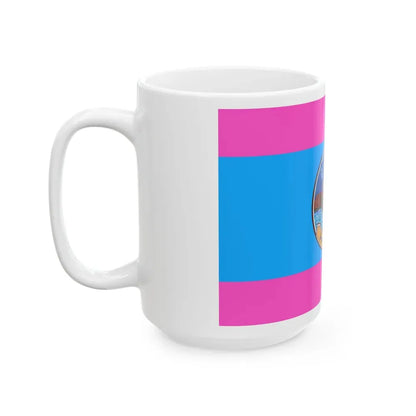 Flag of Samut Sakhon Province Thailand - White Coffee Mug - Go Mug Yourself