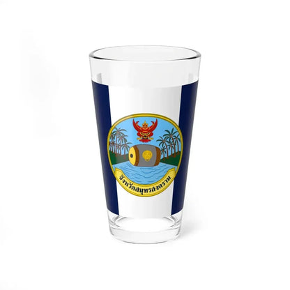 Flag of Samut Songkhram Province Thailand - Pint Glass 16oz 16oz - Go Mug Yourself