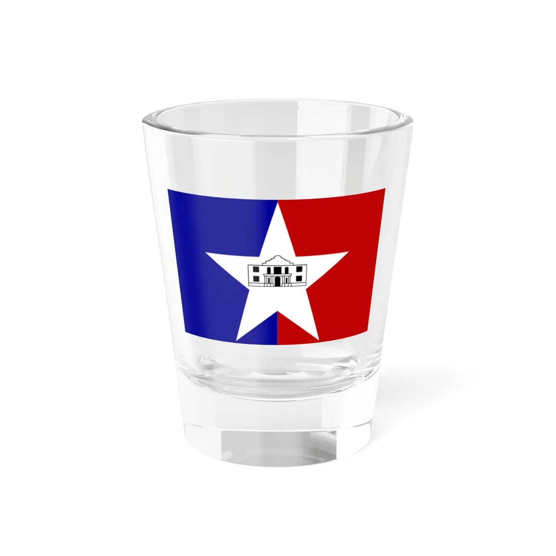 Flag of San Antonio Texas (United States) Shot Glass 1.5oz 1.5oz - Go Mug Yourself