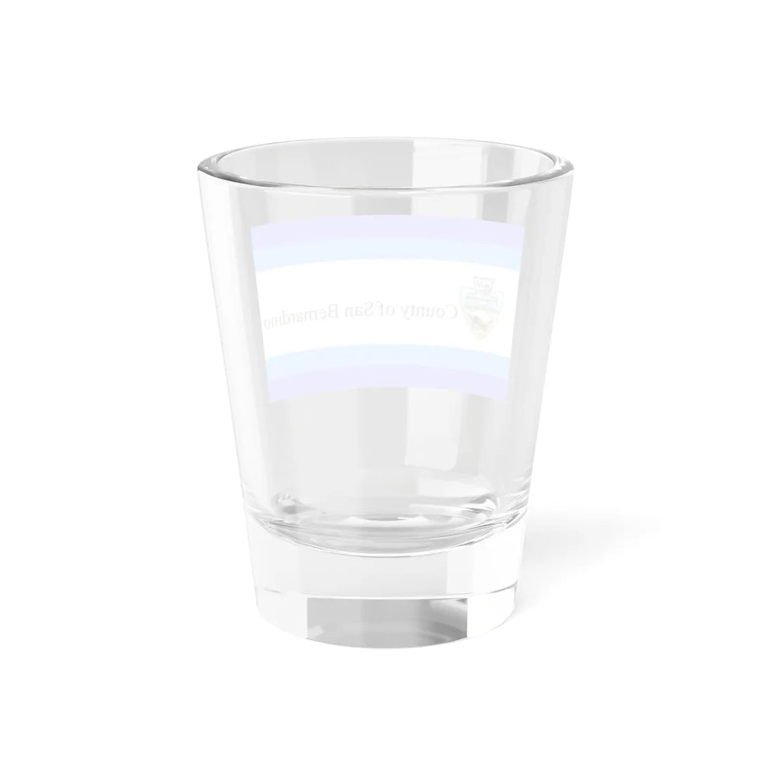 Flag of San Bernardino County California 1984-2024 (United States) Shot Glass 1.5oz - Go Mug Yourself